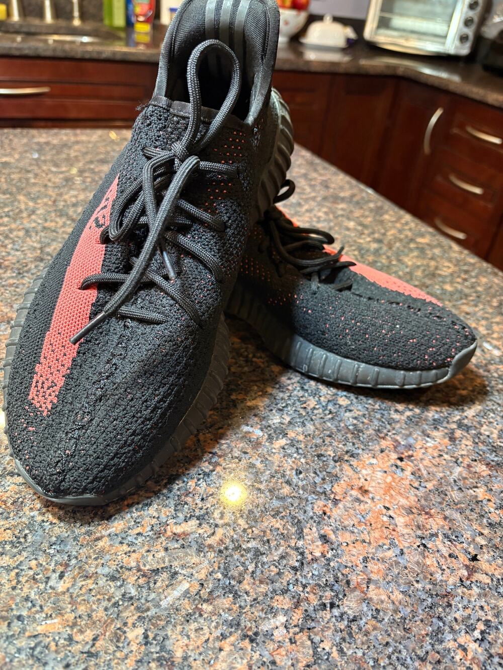 adidas Yeezy Boost 350 V2 Low Red Stripe (Very Clean!!!) Size 8